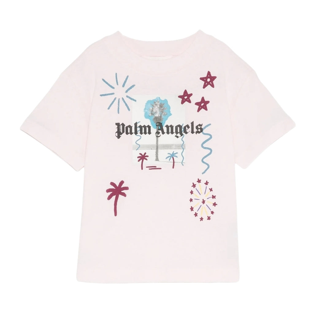 Palm Angels Kids Jersey T-shirt