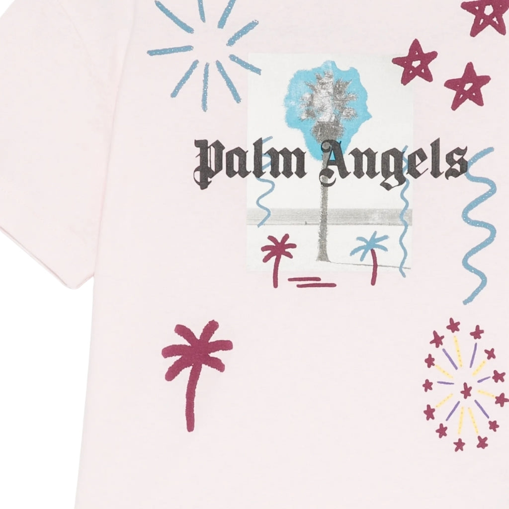 Palm Angels Kids Jersey T-shirt