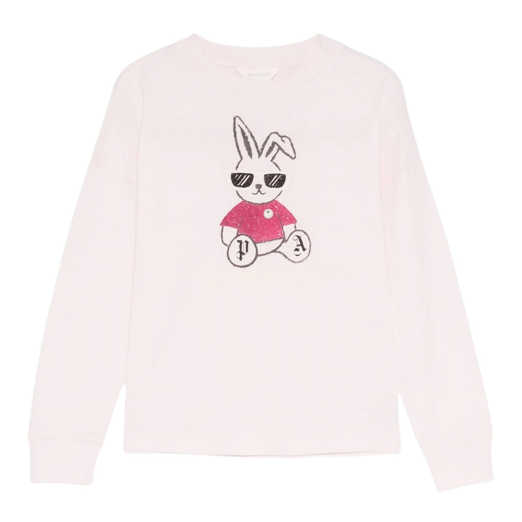 Palm Angels Kids Jersey T-shirt Long Sleeves
