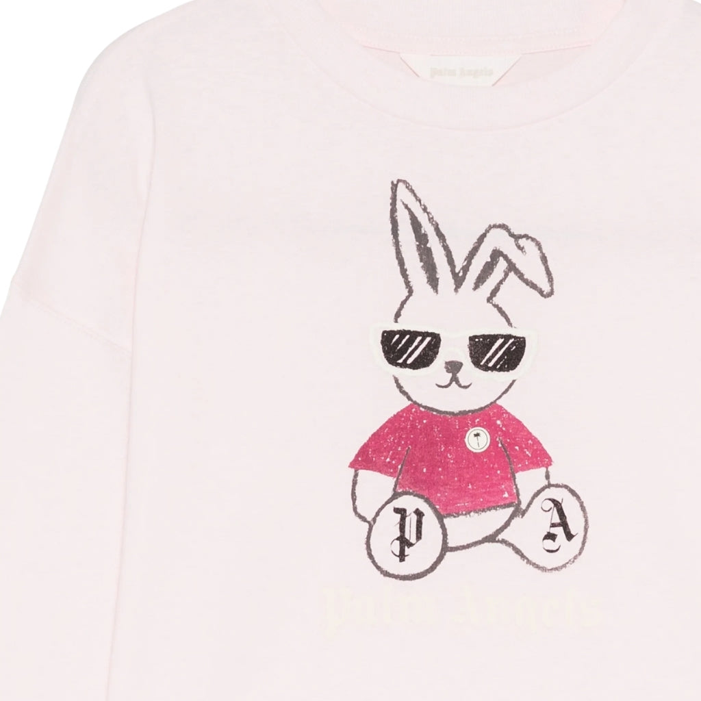 Palm Angels Kids Jersey T-shirt Long Sleeves