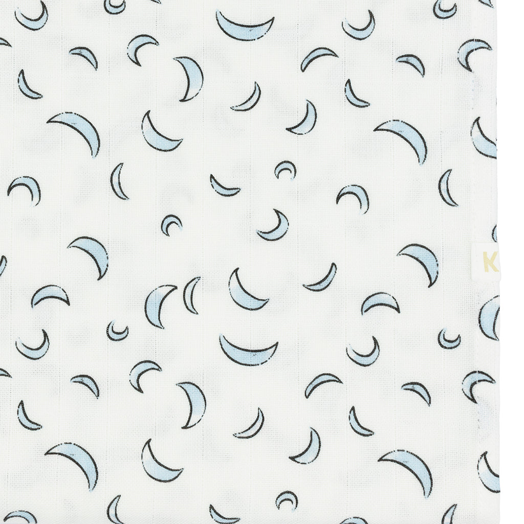 KINDRED 2 Pack Muslin - Printed Moon