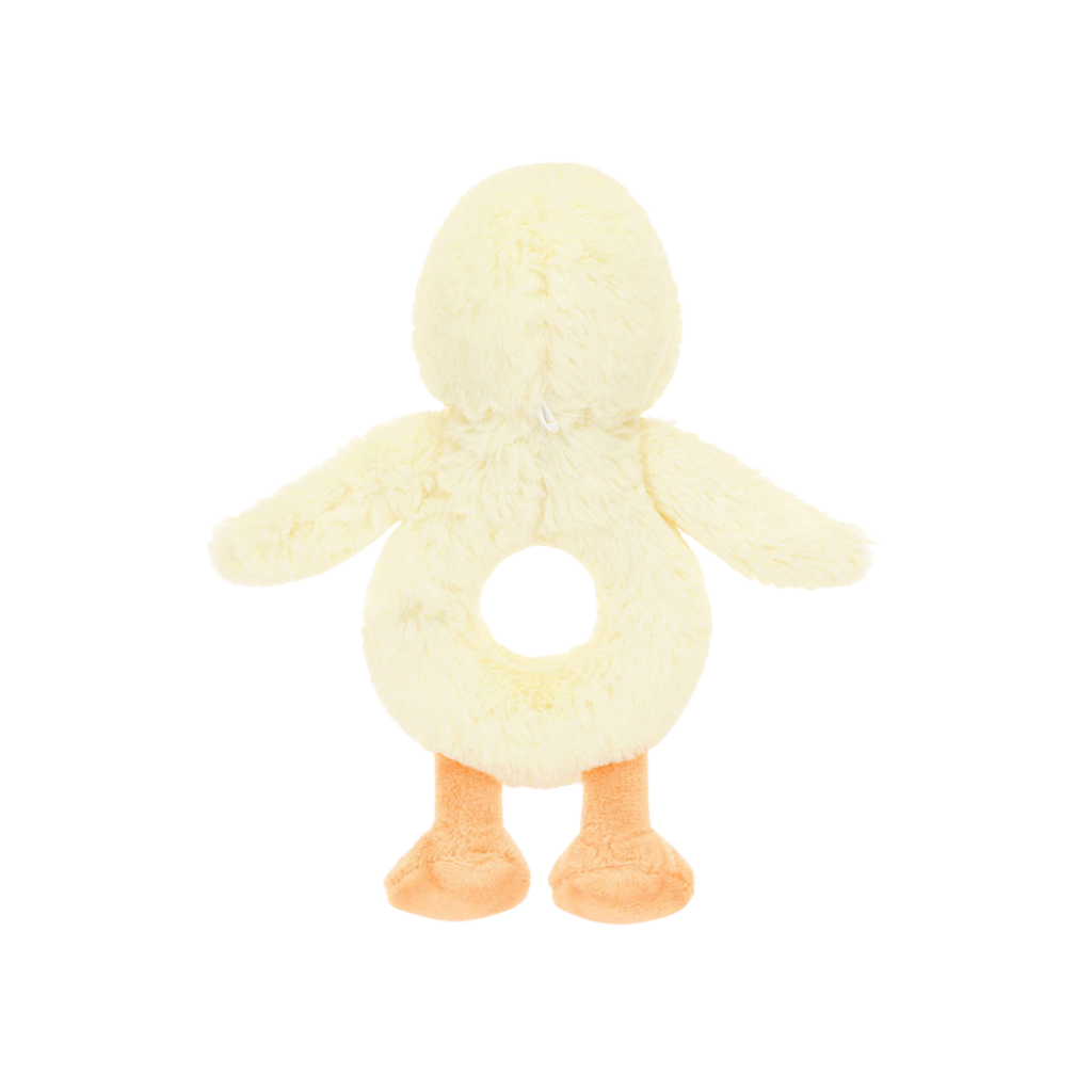 Jellycat Bashful Duckling Ring Rattle