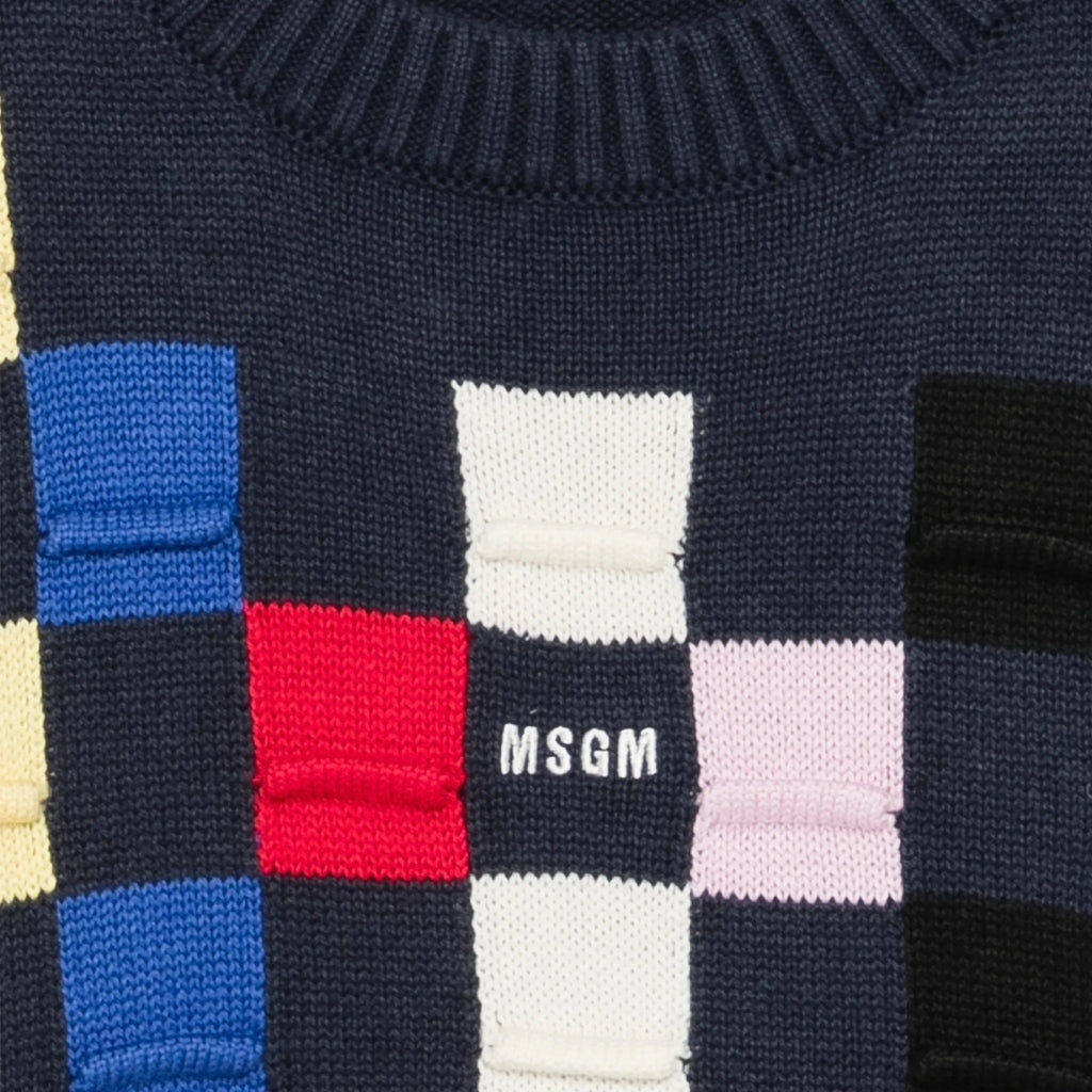 MSGM Kids Multi Col Sweater