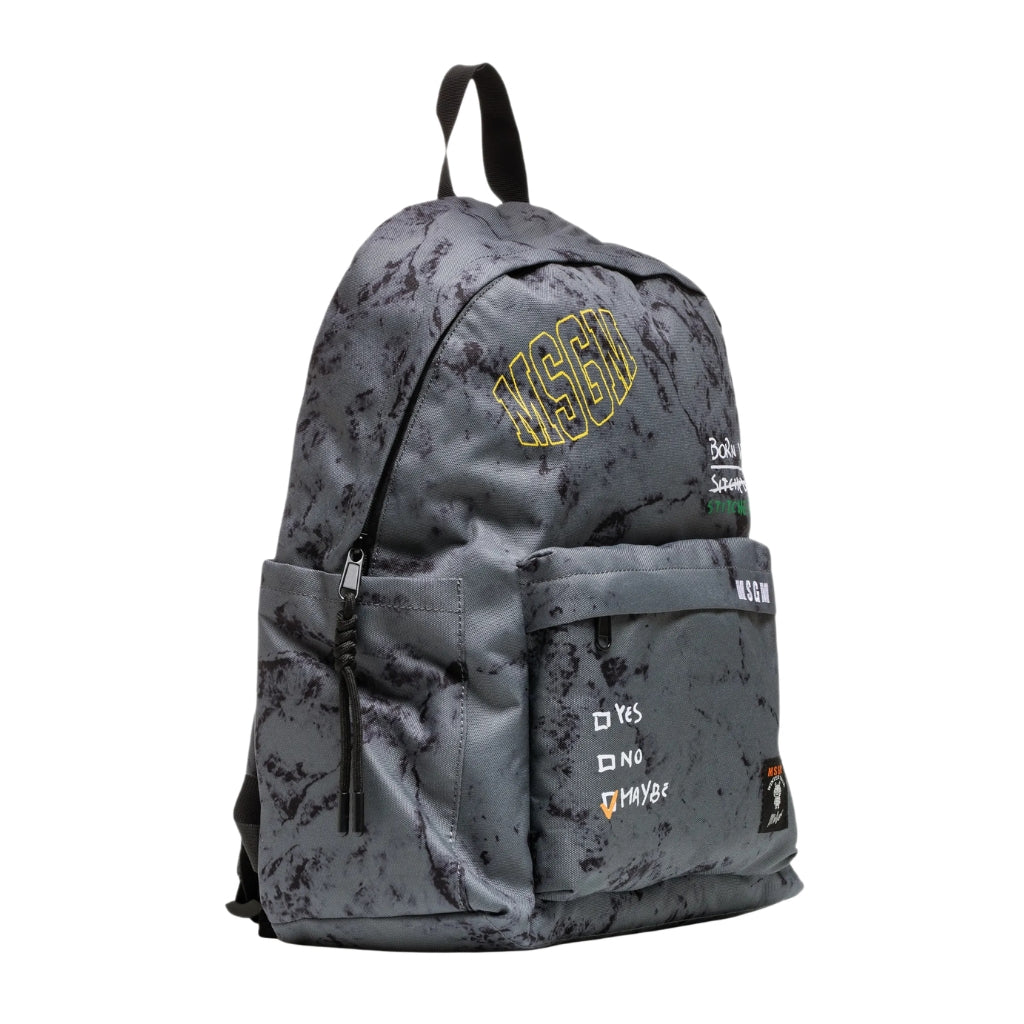 MSGM Kids Logo Pocket Backpack