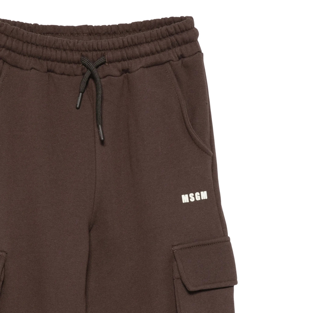 MSGM Kids Cargo Sweatpants