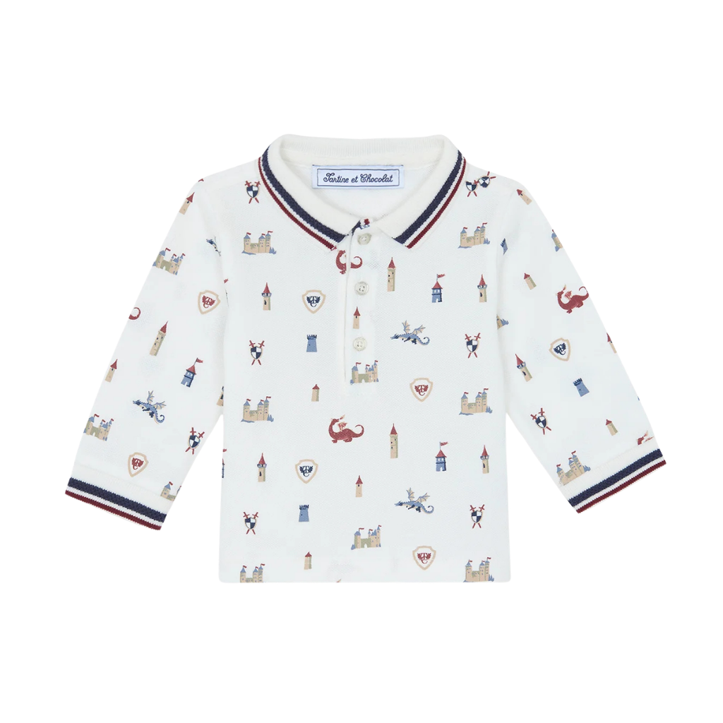 Tartine Et Chocolat Printed Polo T-shirt