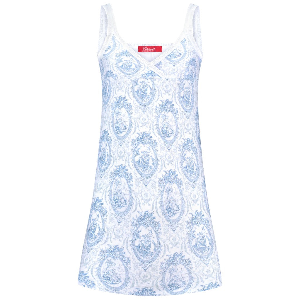 Hanssop Slipdress Toile Blue