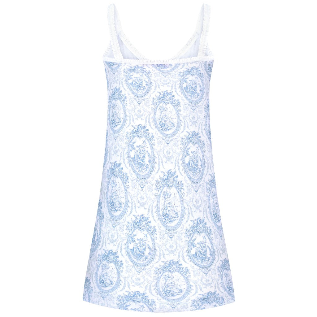 Hanssop Slipdress Toile Blue