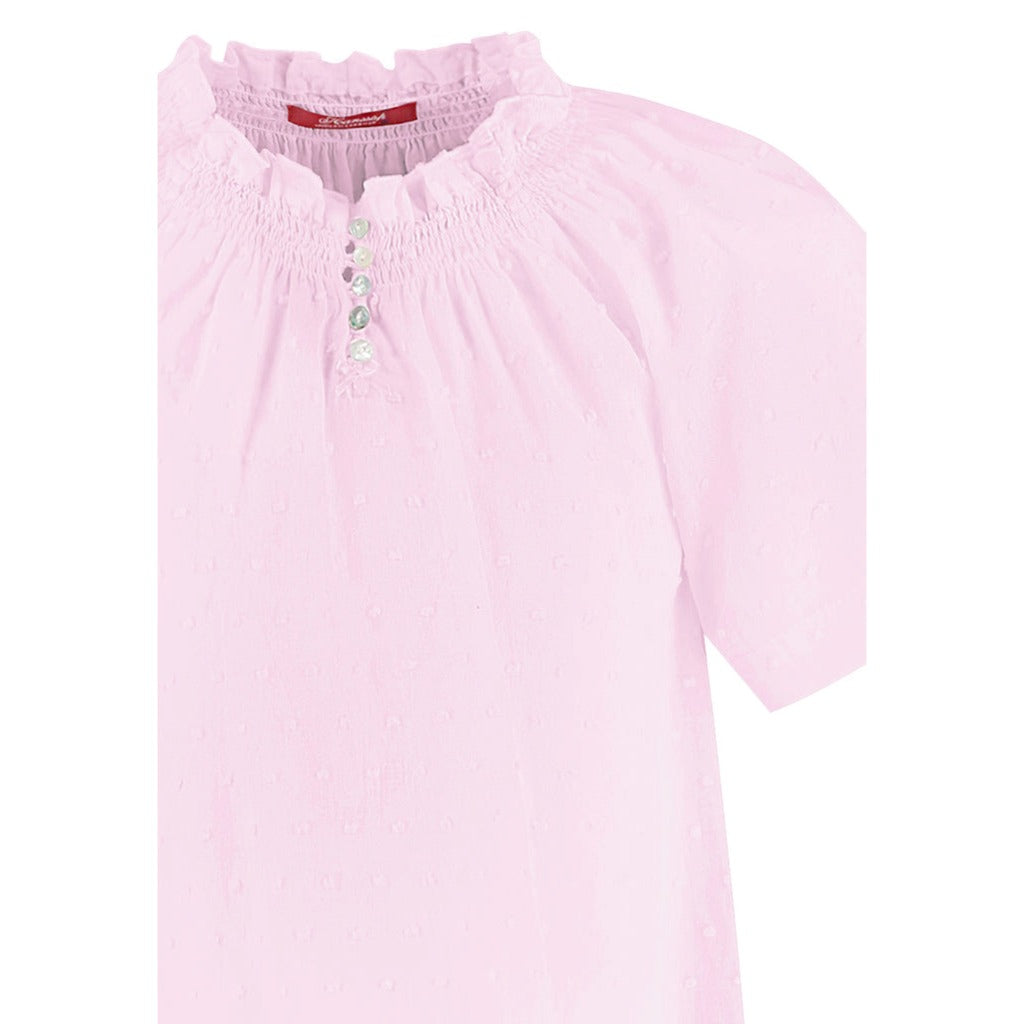 Hanssop Nightdress Pink Ruffle Dots