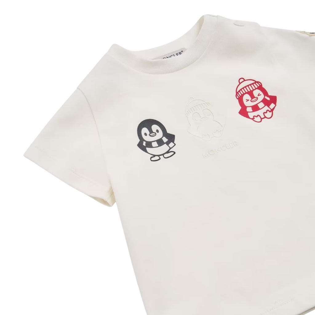 Moncler Enfant Stretch Cotton Jersey T-shirt