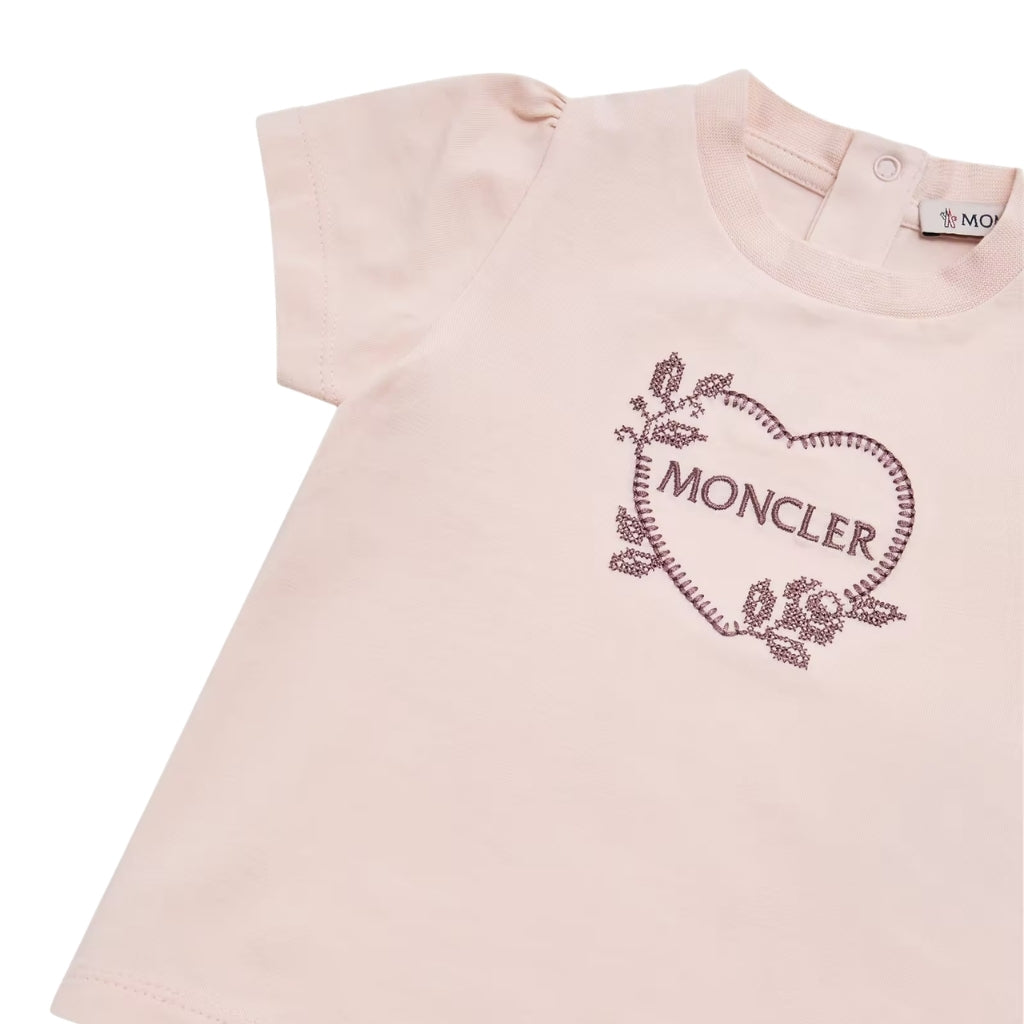 Moncler Enfant Stretch Cotton Jersey T-shirt