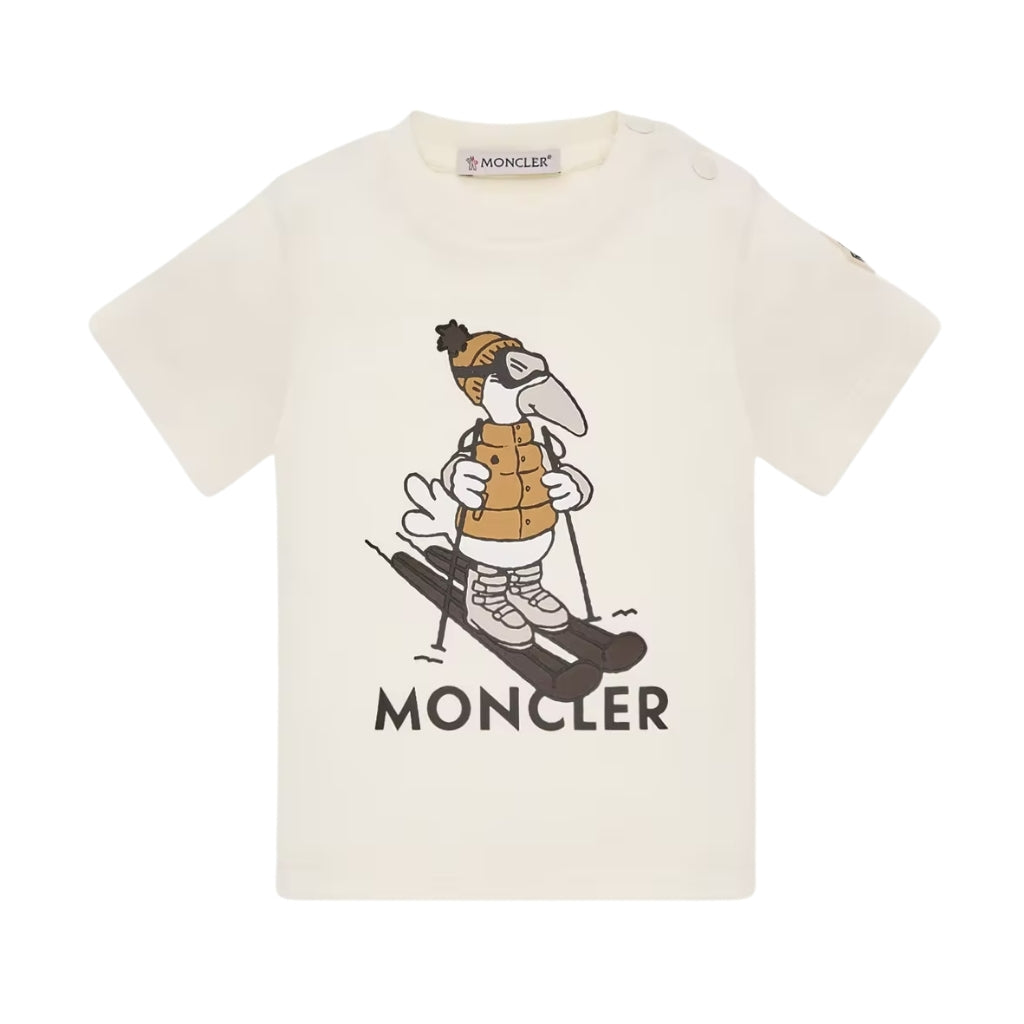 Moncler Enfant MonDuck Cotton Blend T-shirt