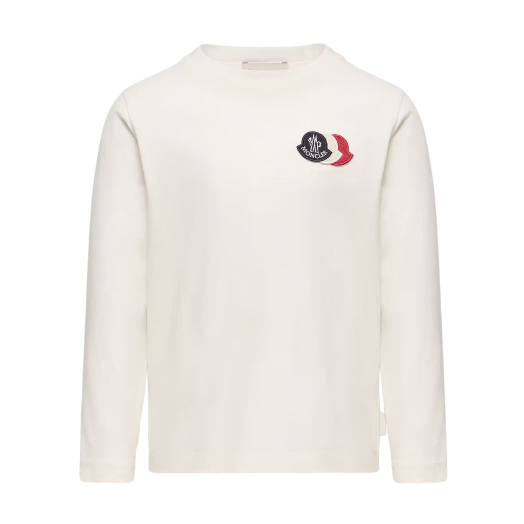 Moncler Enfant Long Sleeve Cotton T-shirt