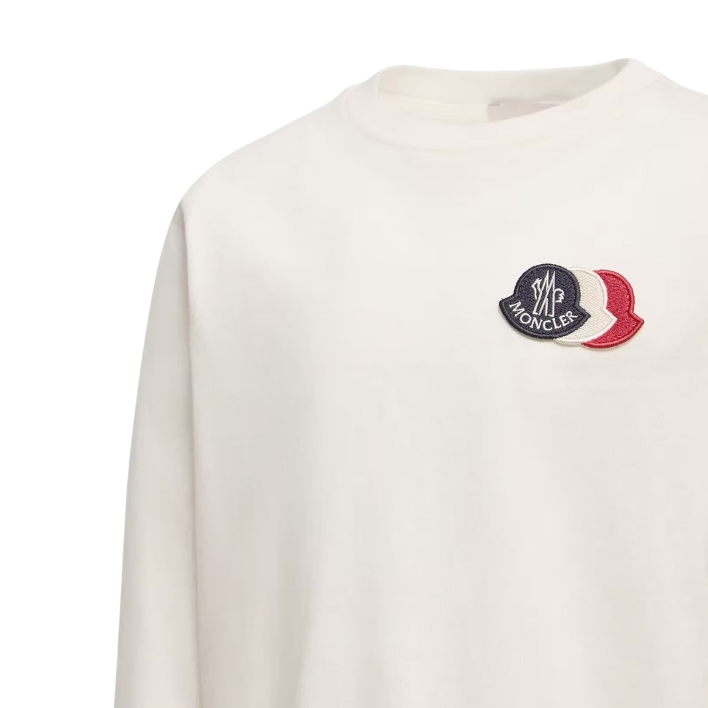 Moncler Enfant Long Sleeve Cotton T-shirt