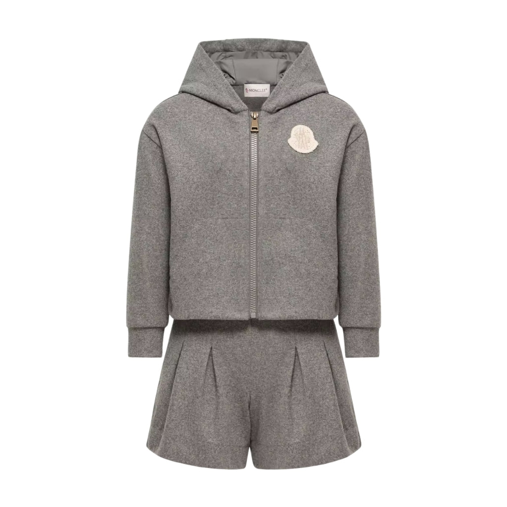 Moncler Enfant Set of Hooded Sweatshirt and Shorts