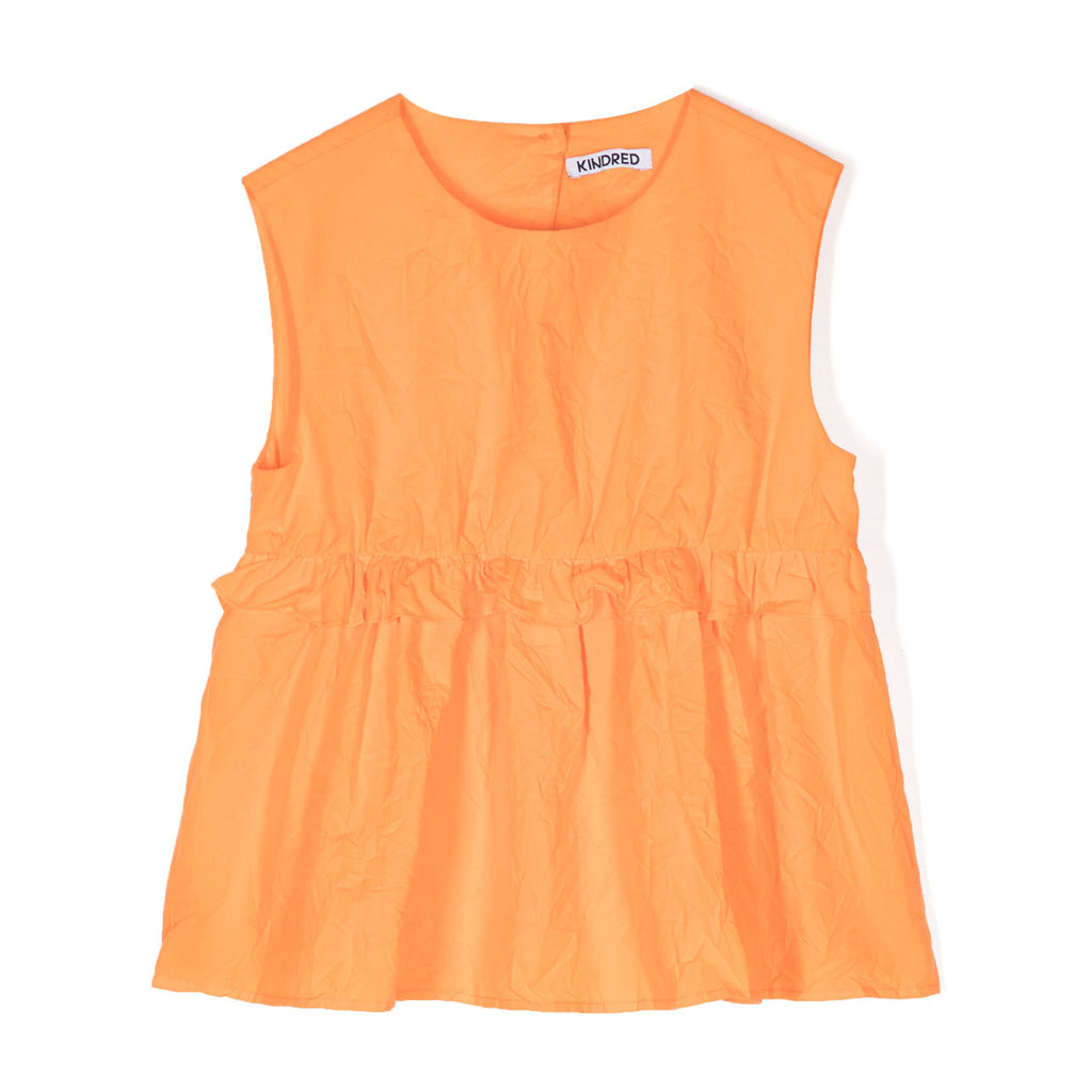 KINDRED Ruffle Trimmed Organic Cotton Blouse