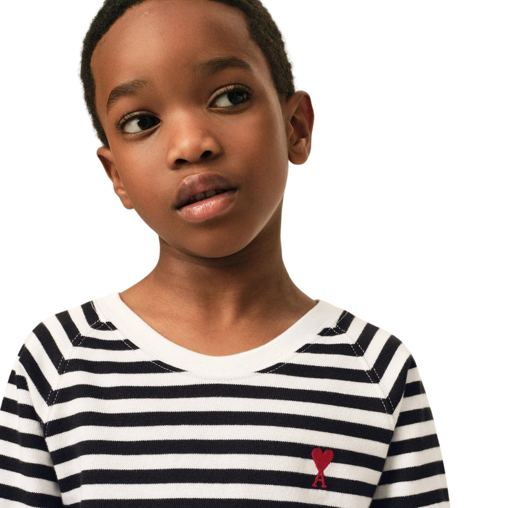AMI Kids Striped Tee Shirt