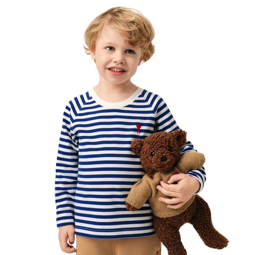 AMI Kids Striped Tee Shirt