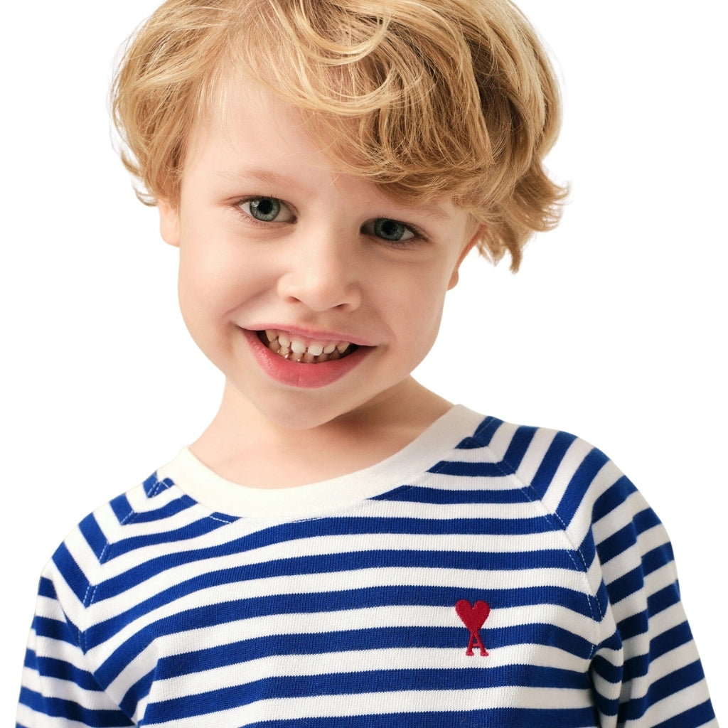 AMI Kids Striped Tee Shirt