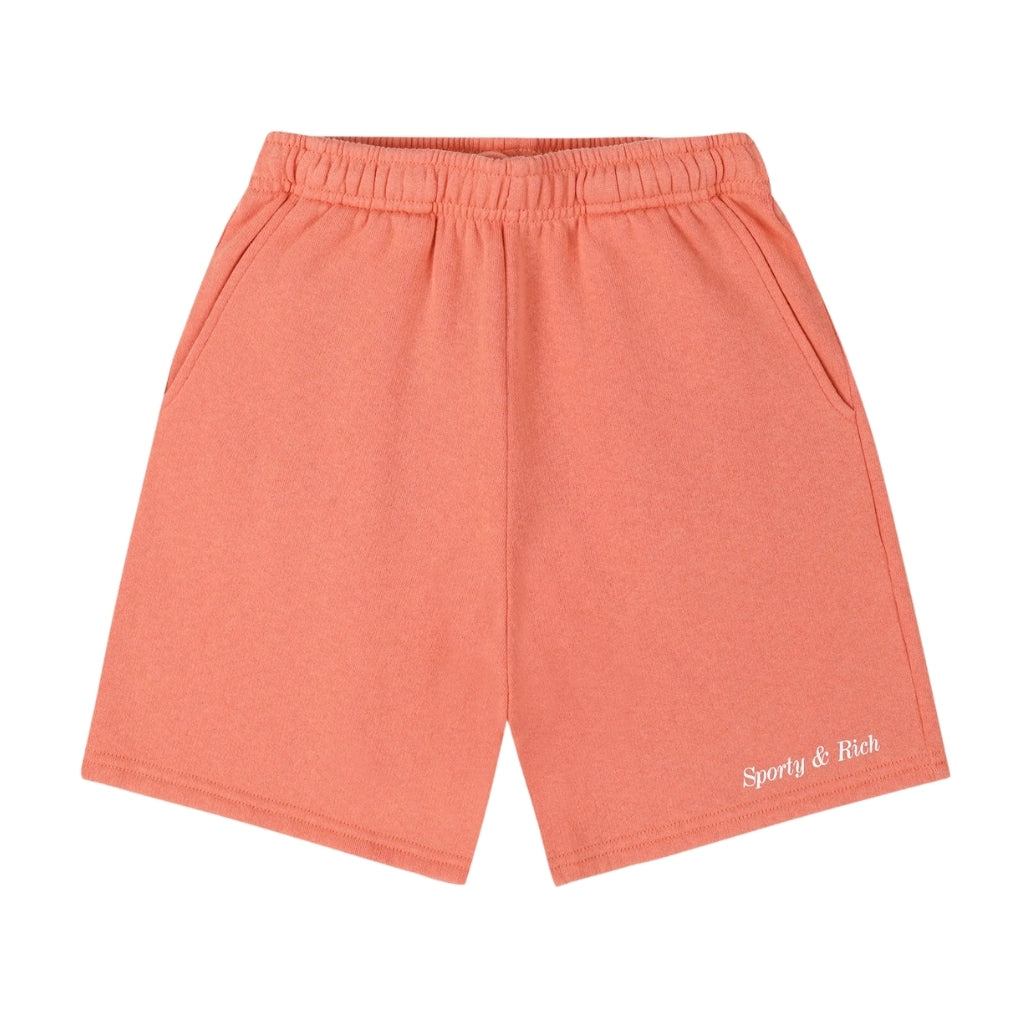 Sporty & Rich Kids Classic Logo Kids Gym Short