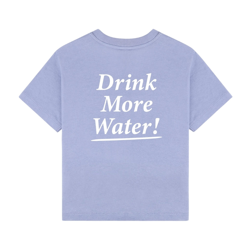 Sporty & Rich Kids Drink More Water Kids T-shirt