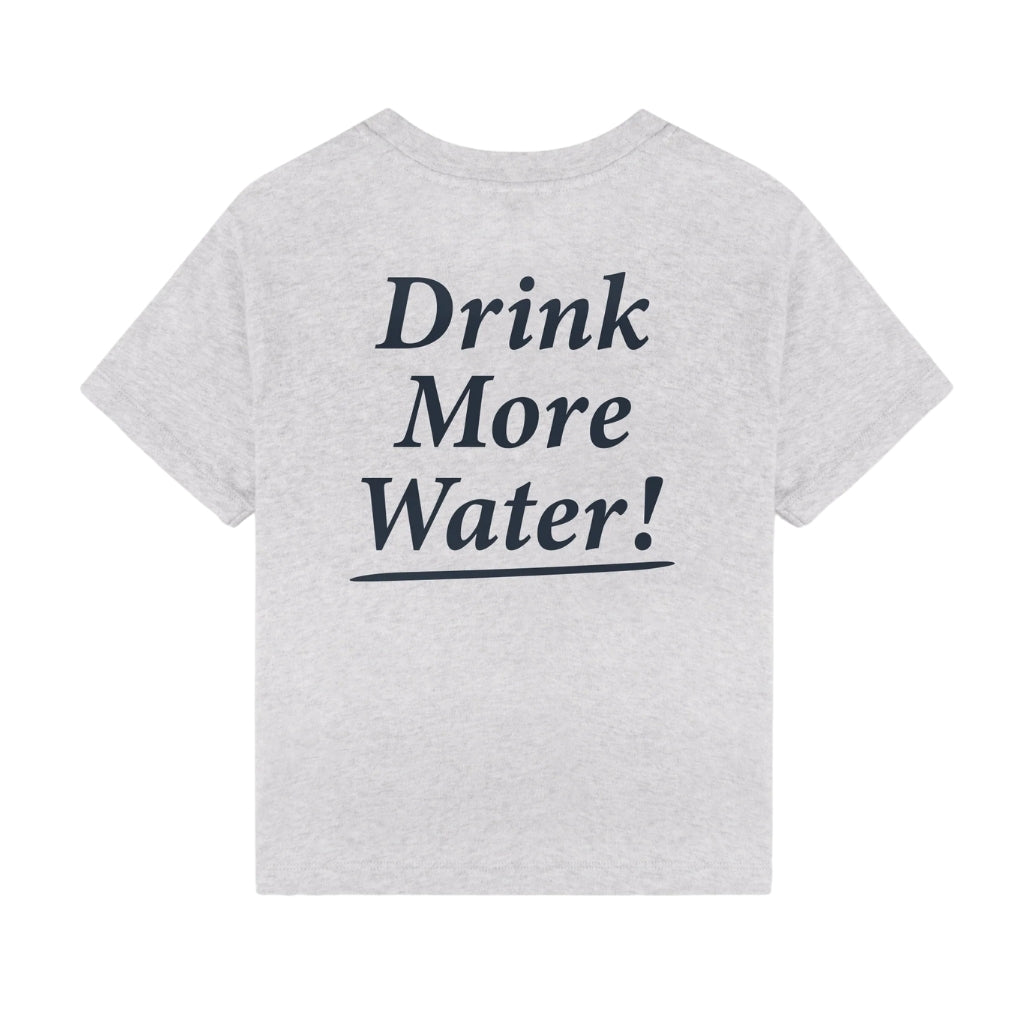 Sporty & Rich Kids Drink More Water Kids T-shirt