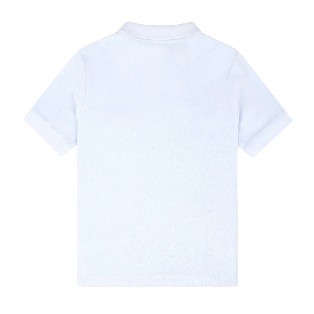 Sporty & Rich Kids Signature Logo Kids Terry Polo