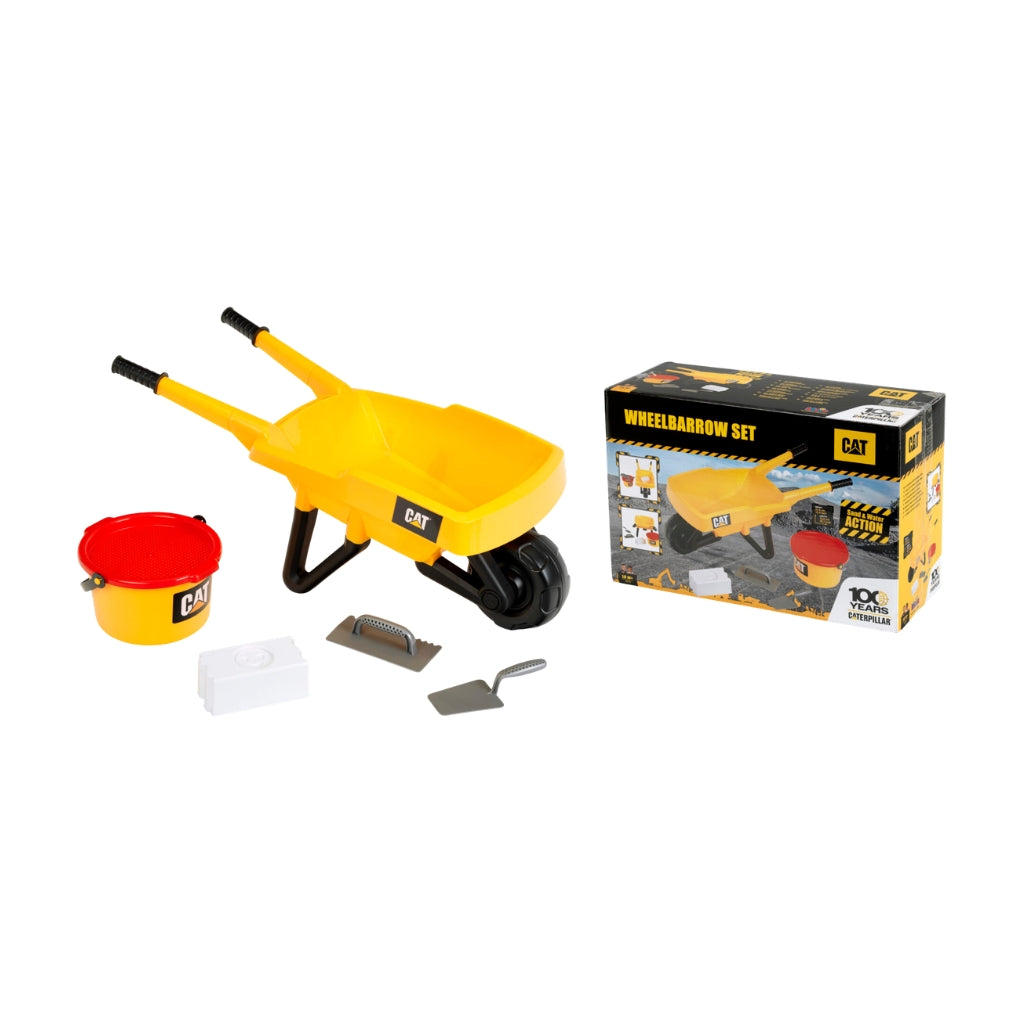 Klein Toys CAT Wheelbarrow Set