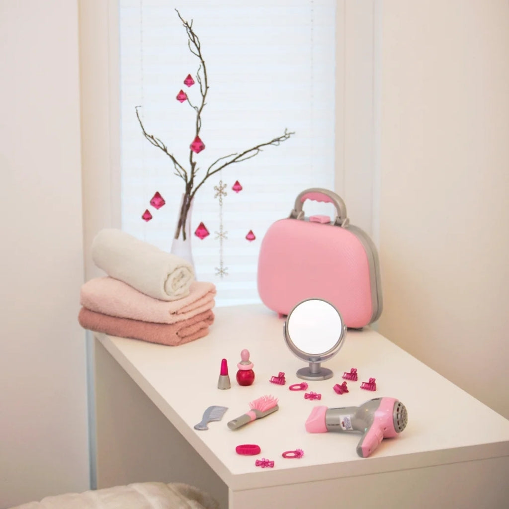 Klein Toys Beauty Case and Braun Hairdryer