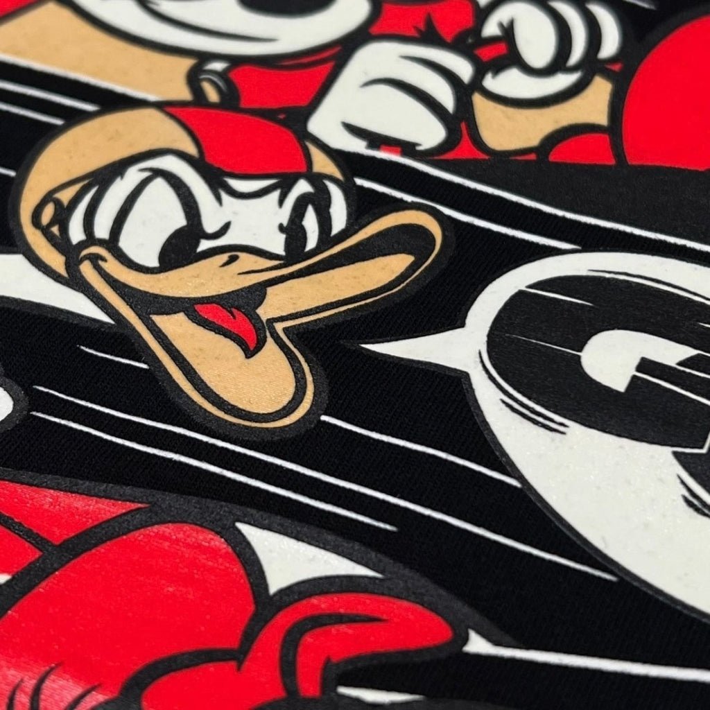 Goldwood Mickey SG Racer Comic Strip T-shirt