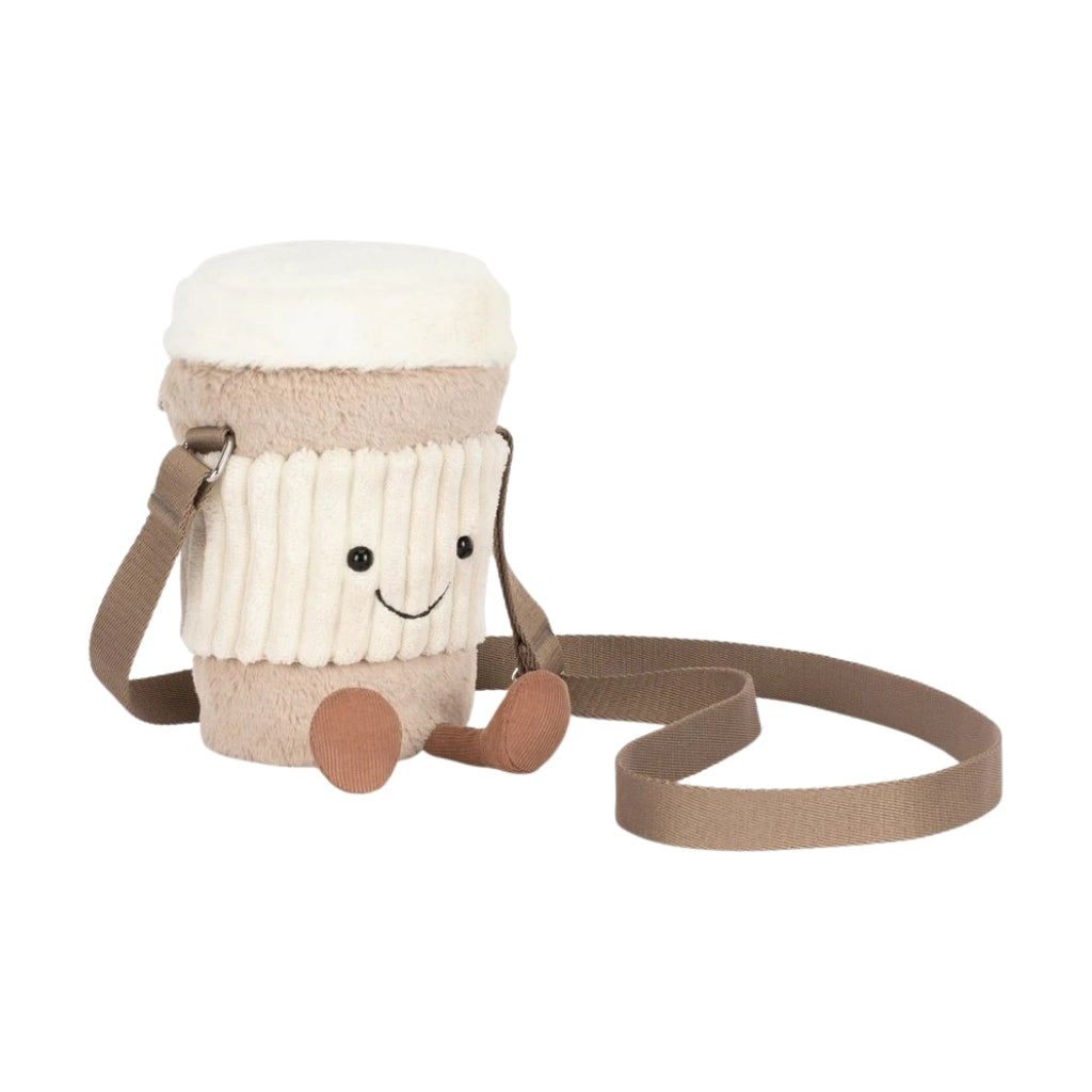 Jellycat Amuseables Perkle Coffee Shoulder Bag