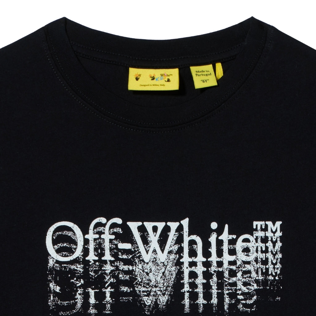 Off-White Kids Big Bookish Stamp Tee