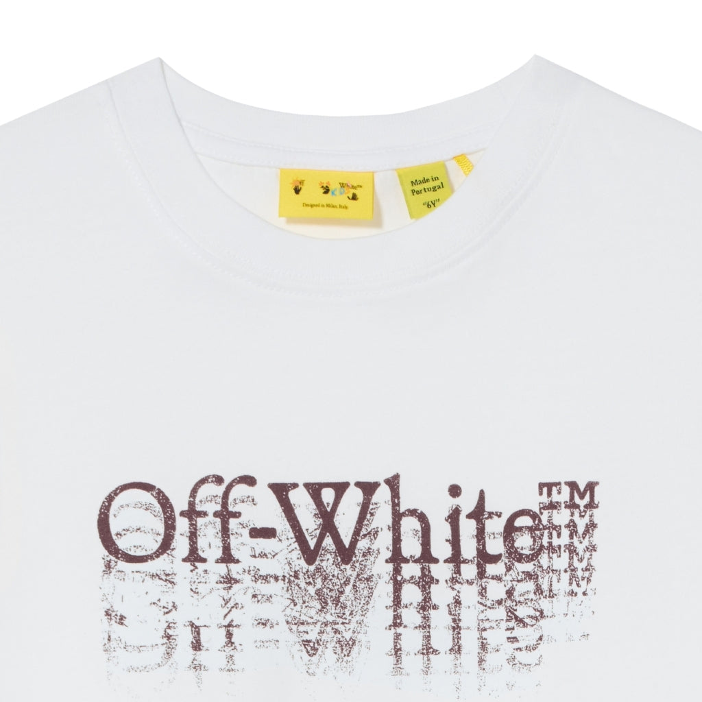 Off-White Kids Big Bookish Stamp Tee