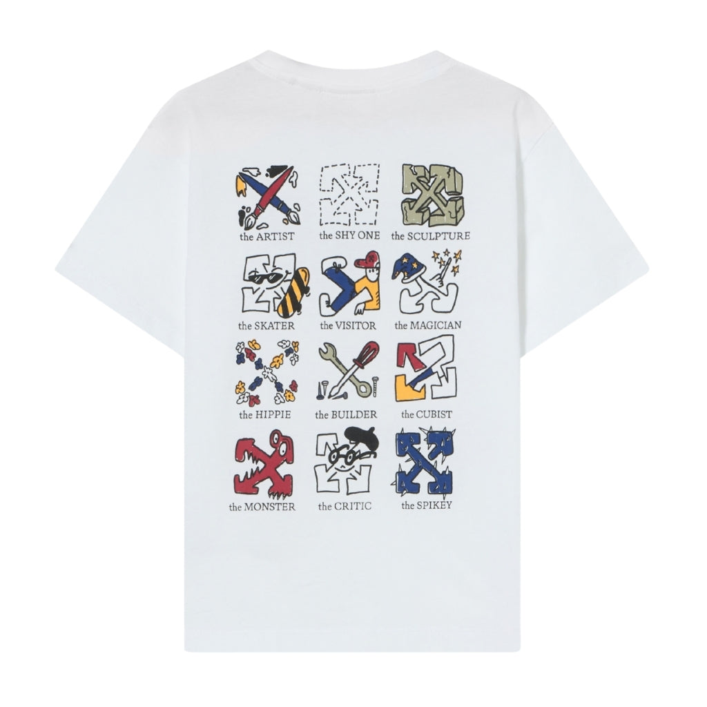 Off-White Kids Multilogo Tee