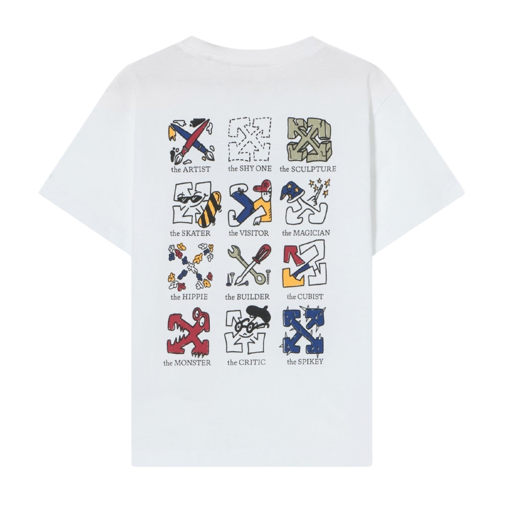 Off-White Kids Multilogo Tee