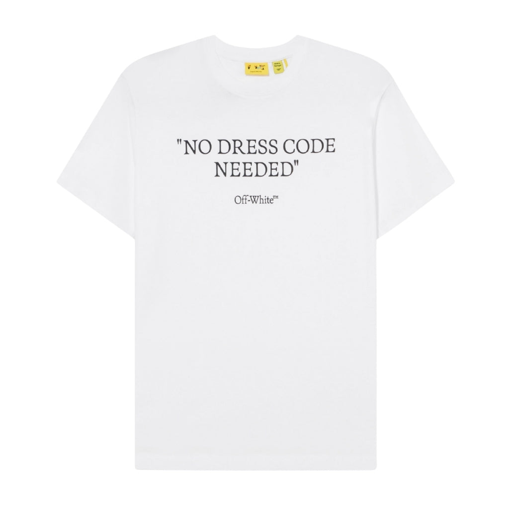 Off-White Kids Quote No Dress Code Tee