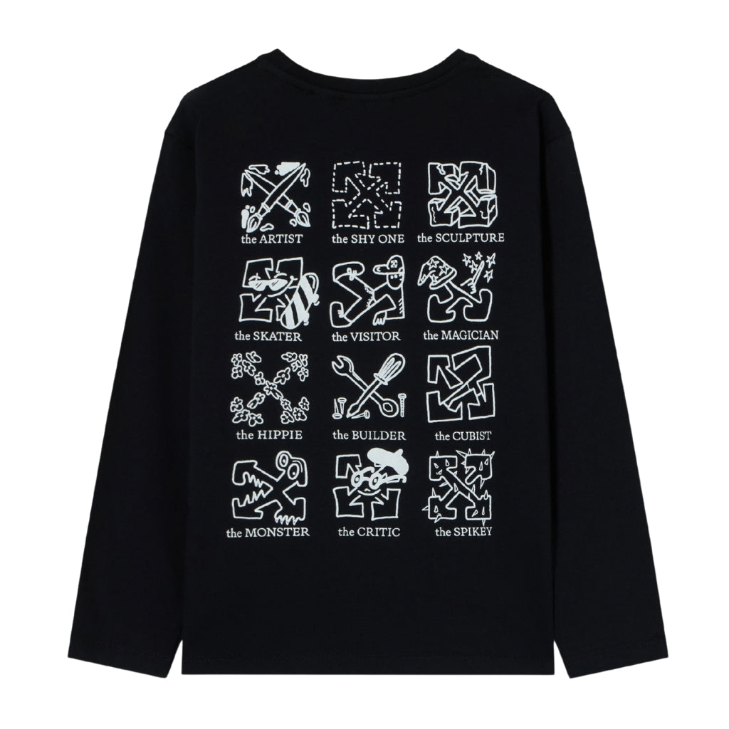 Off-White Kids Multilogo Tee