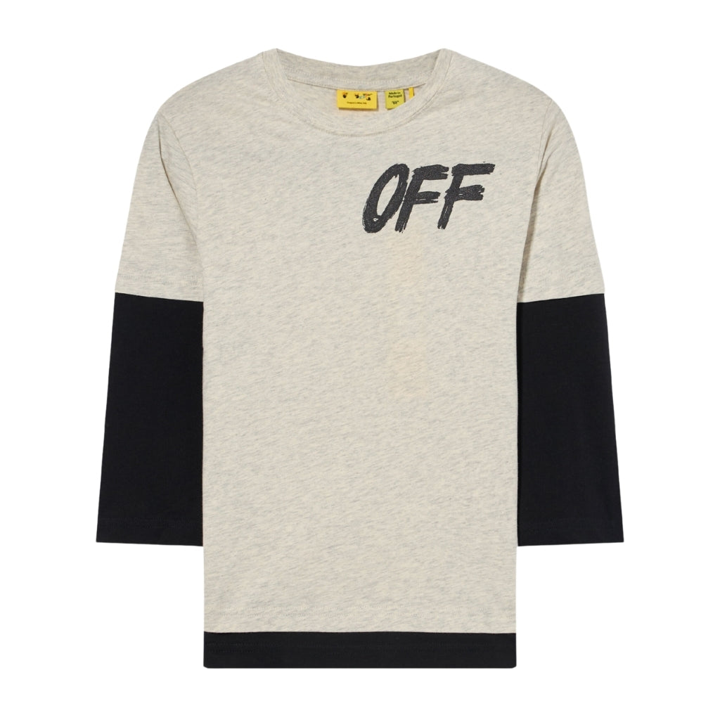 Off-White Kids Shared Logo Dbl Layer Tee