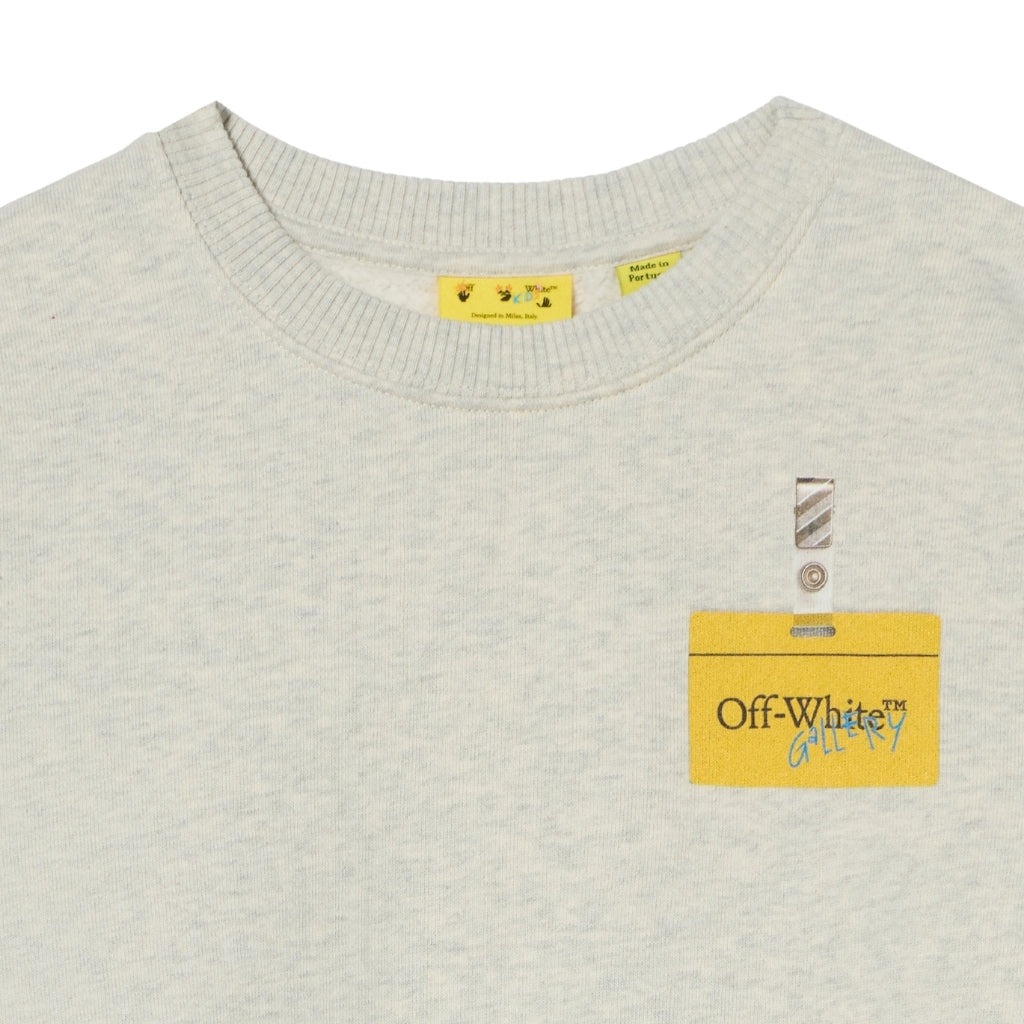 Off-White Kids Arrow Tape Crewneck