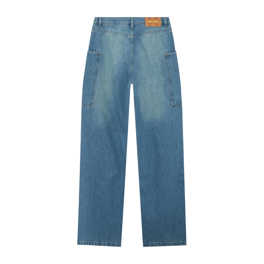 Off-White Kids Arrow Label Denim Cargo Pants