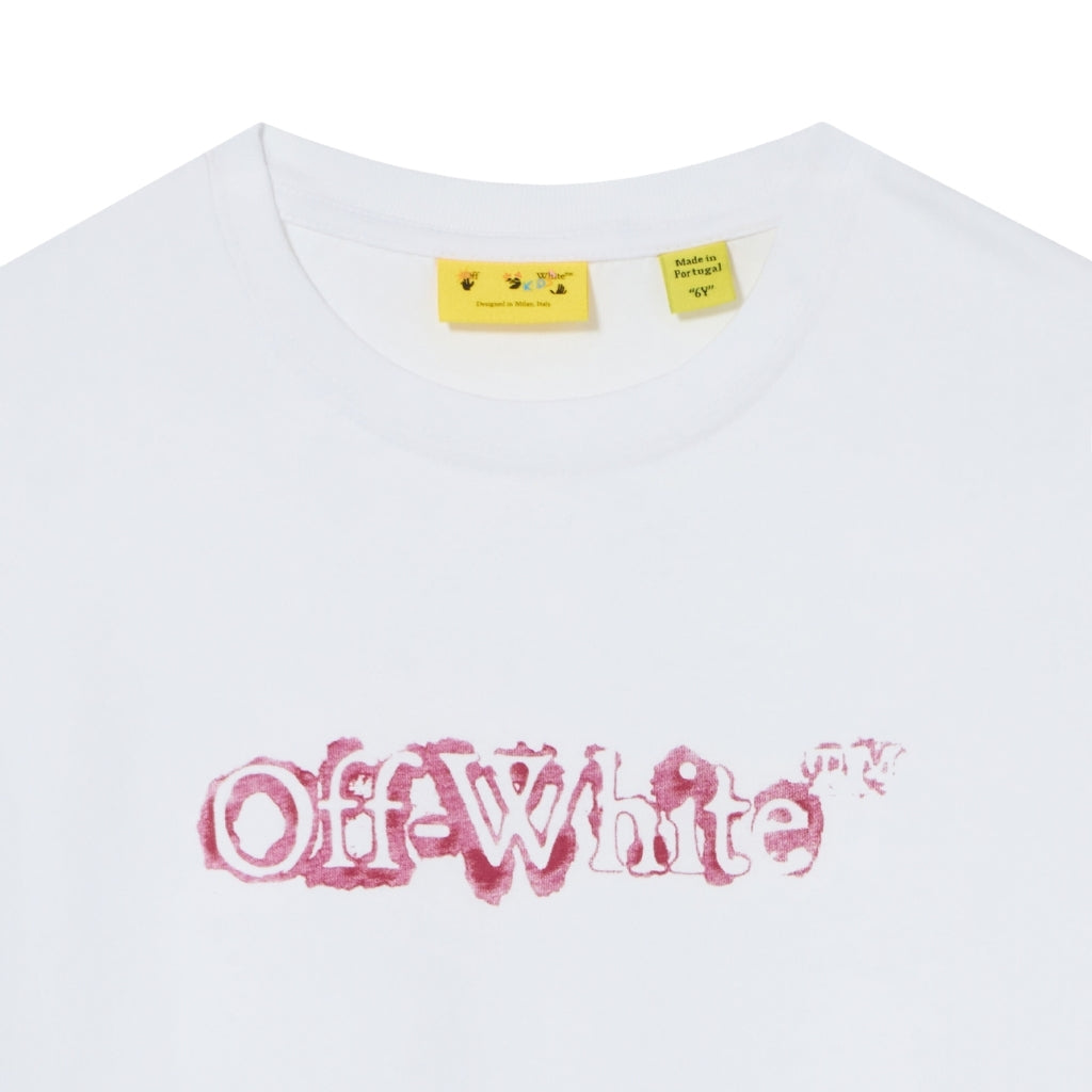 Off-White Kids Big Bookish Wcolor Tee