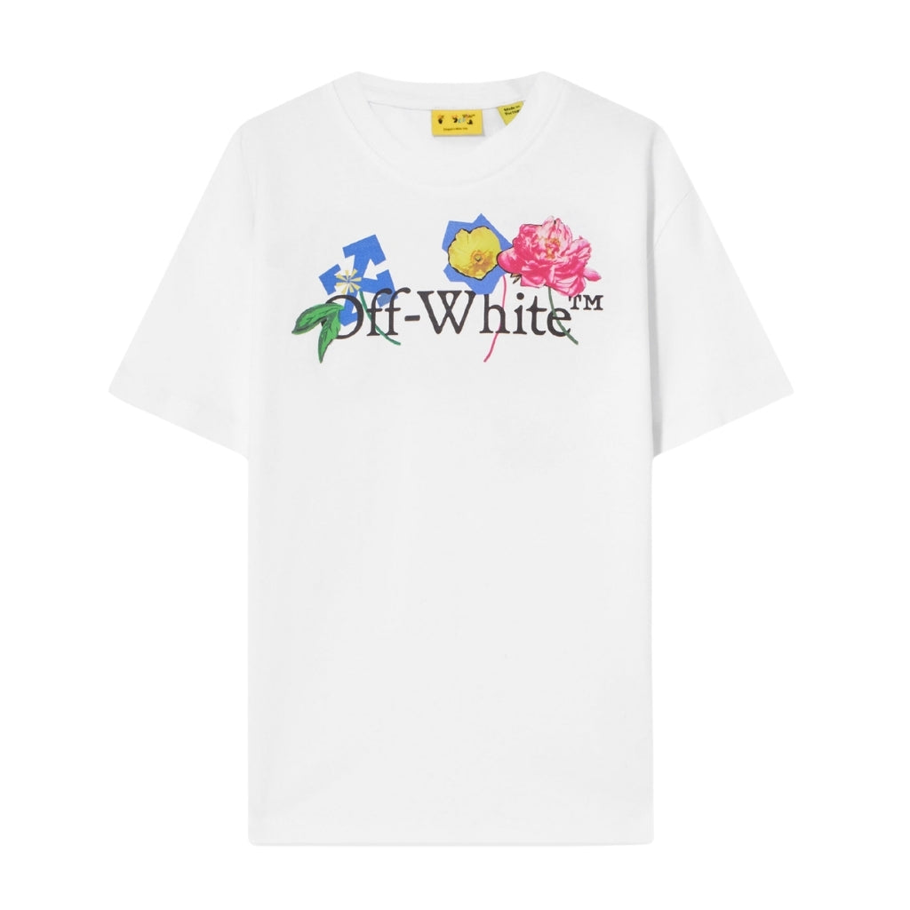 Off-White Kids Big Bookish Flower Tee