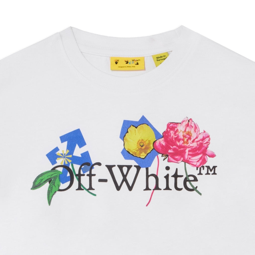 Off-White Kids Big Bookish Flower Tee