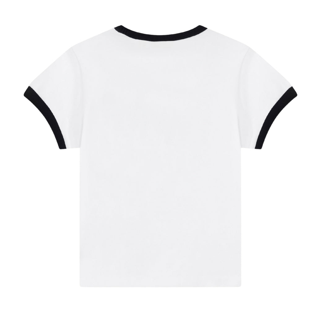 Off-White Kids Vintage Logo Ringer Tee