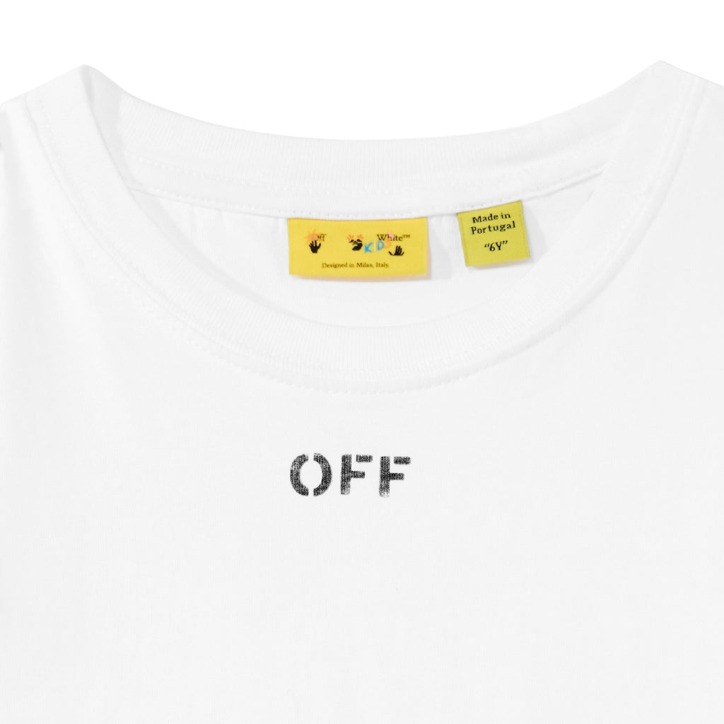 Off-White Kids Meteor off Stamp Tee