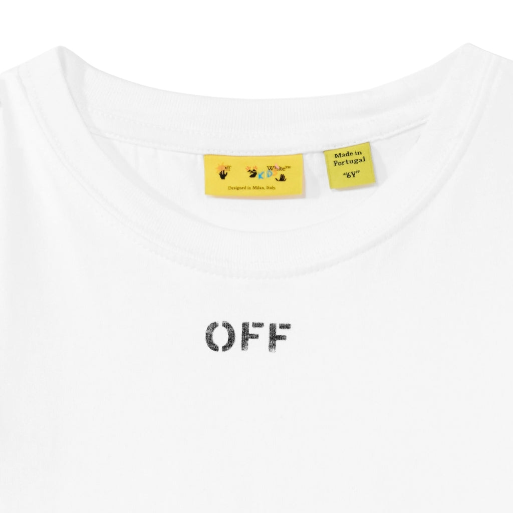 Off-White Kids Meteor off Stamp Tee