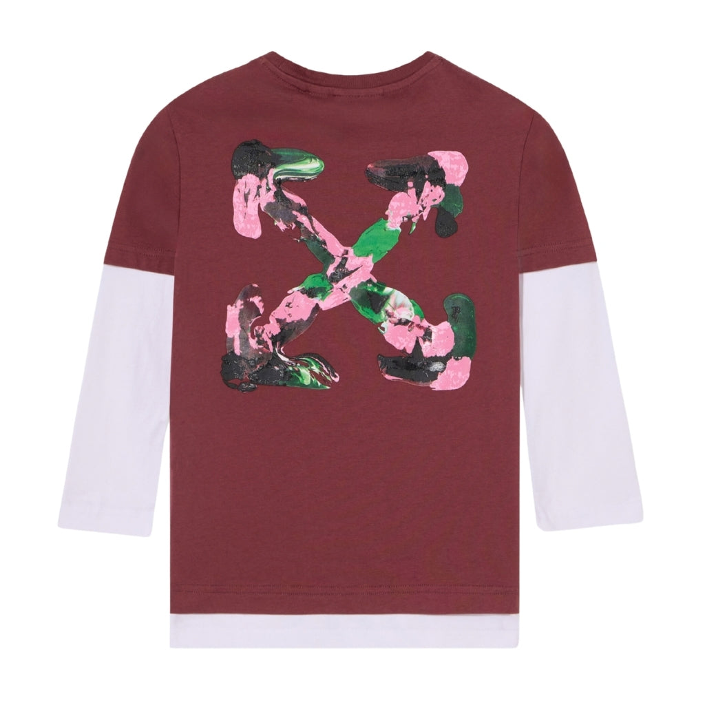 Off-White Kids Arrow Acrylic Dbl Tee