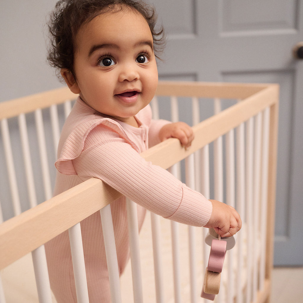 MORI Ribbed Two Way Zip-Up Sleepsuit
