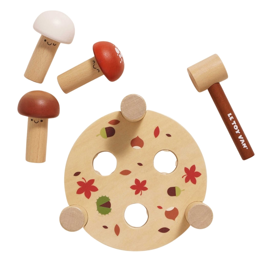 Le Toy Van Woodland Mushroom Hammer Game