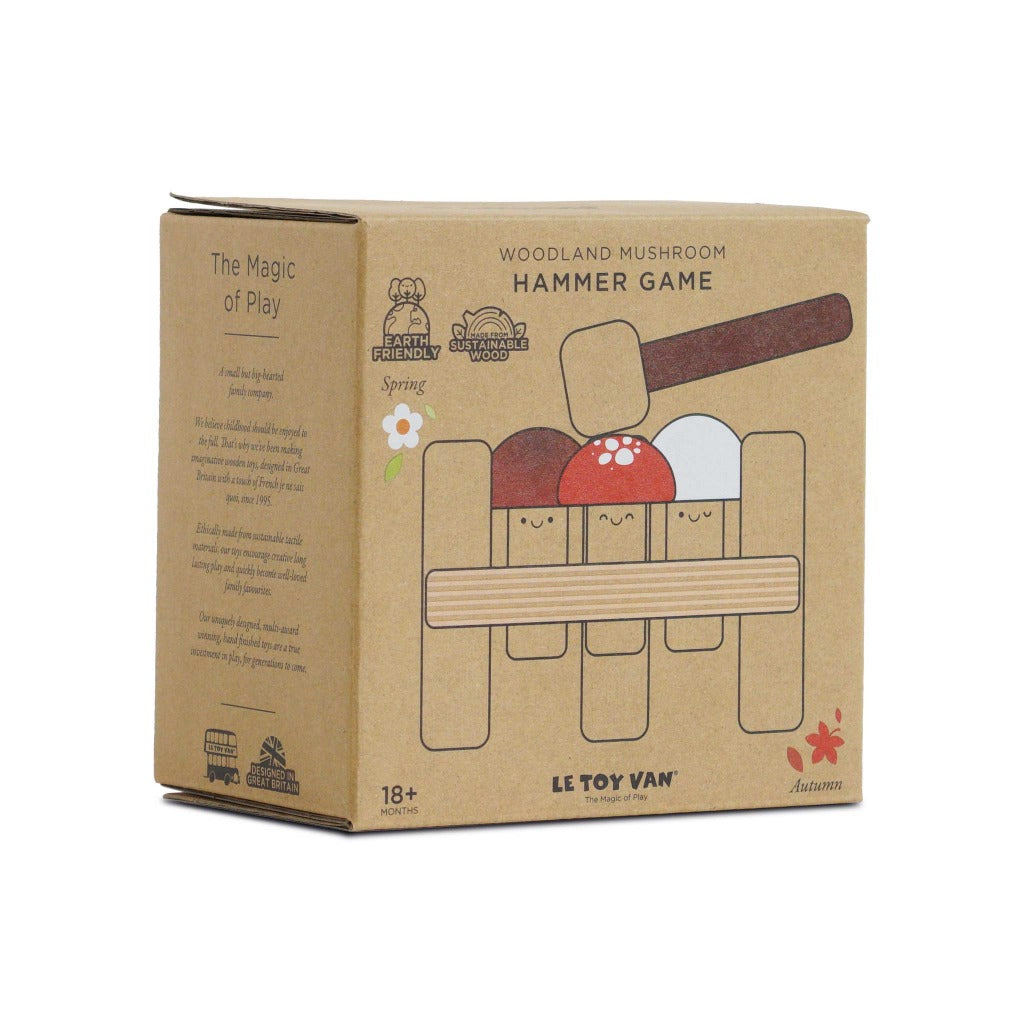 Le Toy Van Woodland Mushroom Hammer Game